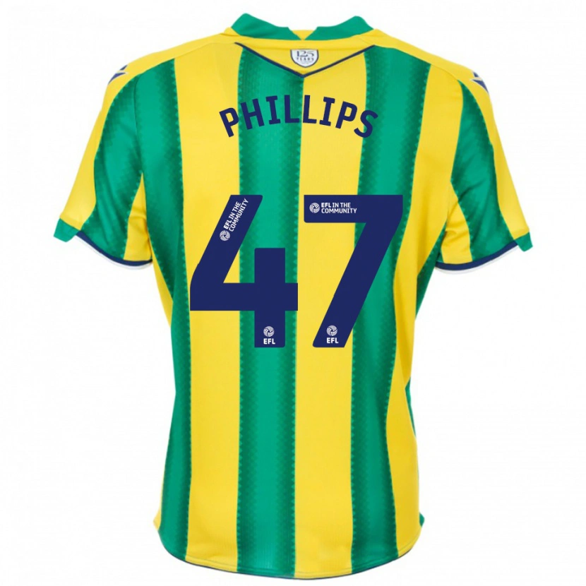 Danxen Herren Nat Phillips #47 Gelb Grün Auswärtstrikot Trikot 2025/26 T-Shirt Schweiz