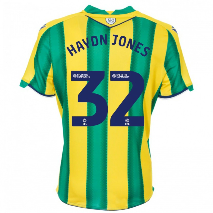 Danxen Herren Mackenzie Haydn Jones #32 Gelb Grün Auswärtstrikot Trikot 2025/26 T-Shirt Schweiz
