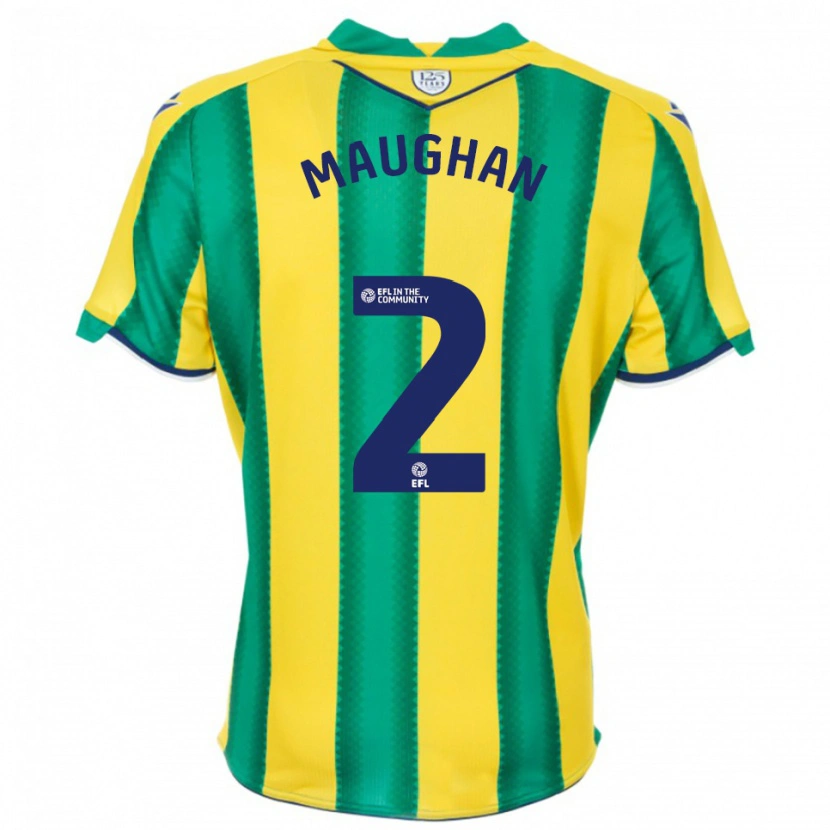 Danxen Herren Alfie Maughan #2 Gelb Grün Auswärtstrikot Trikot 2025/26 T-Shirt Schweiz