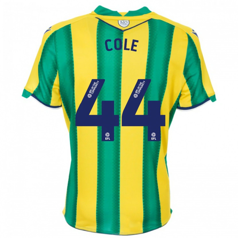 Danxen Herren Devante Cole #44 Gelb Grün Auswärtstrikot Trikot 2025/26 T-Shirt Schweiz