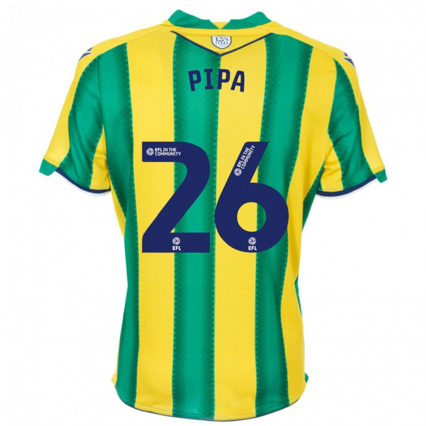 Danxen Herren Pipa #26 Gelb Grün Auswärtstrikot Trikot 2025/26 T-Shirt Schweiz