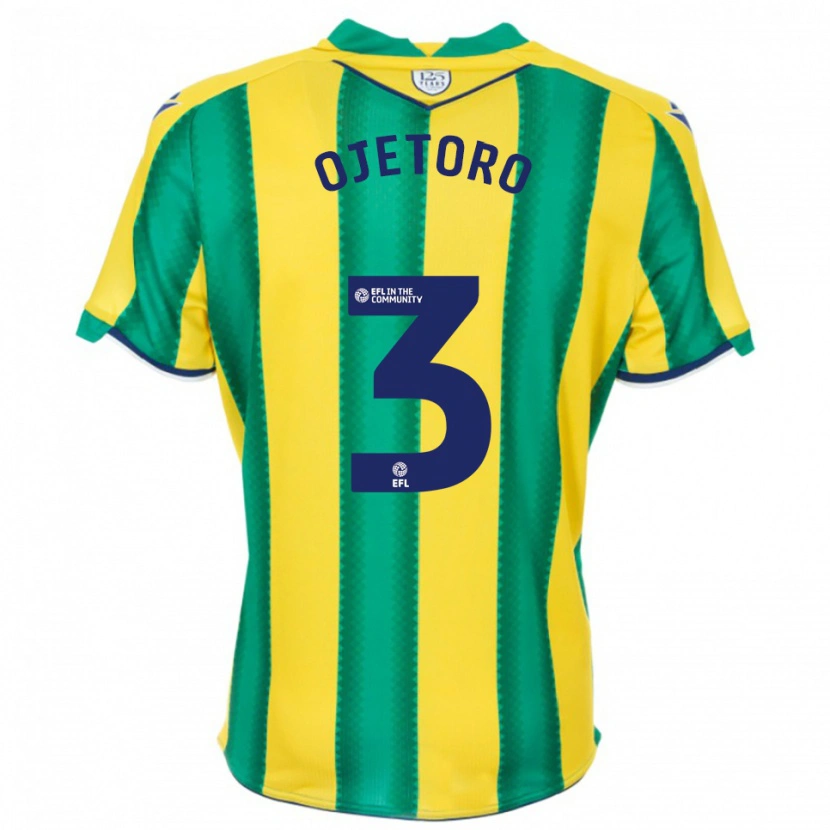Danxen Herren Wahab Ojetoro #3 Gelb Grün Auswärtstrikot Trikot 2025/26 T-Shirt Schweiz