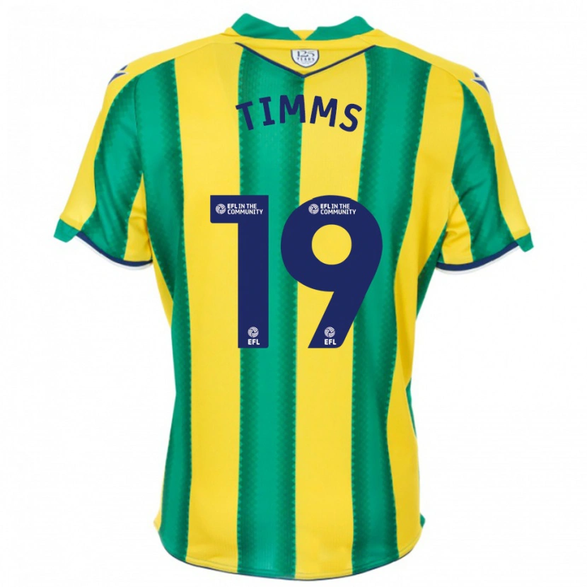 Danxen Herren Maria Timms #19 Gelb Grün Auswärtstrikot Trikot 2025/26 T-Shirt Schweiz