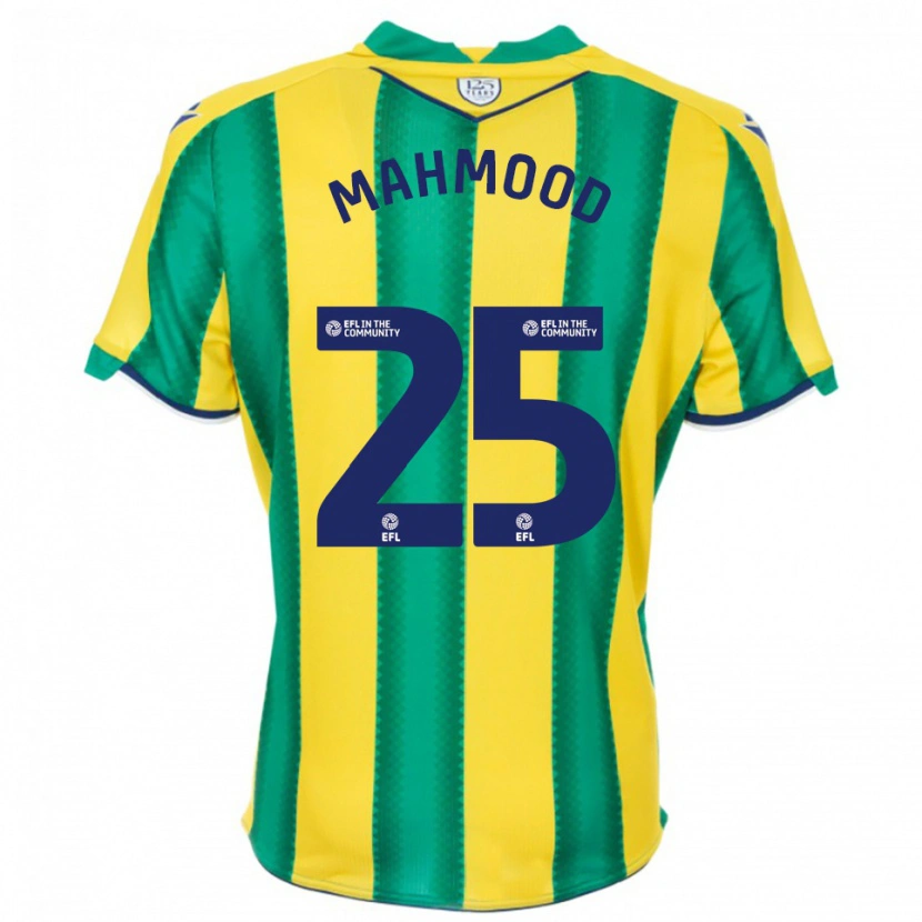 Danxen Herren Mahmood #25 Gelb Grün Auswärtstrikot Trikot 2025/26 T-Shirt Schweiz