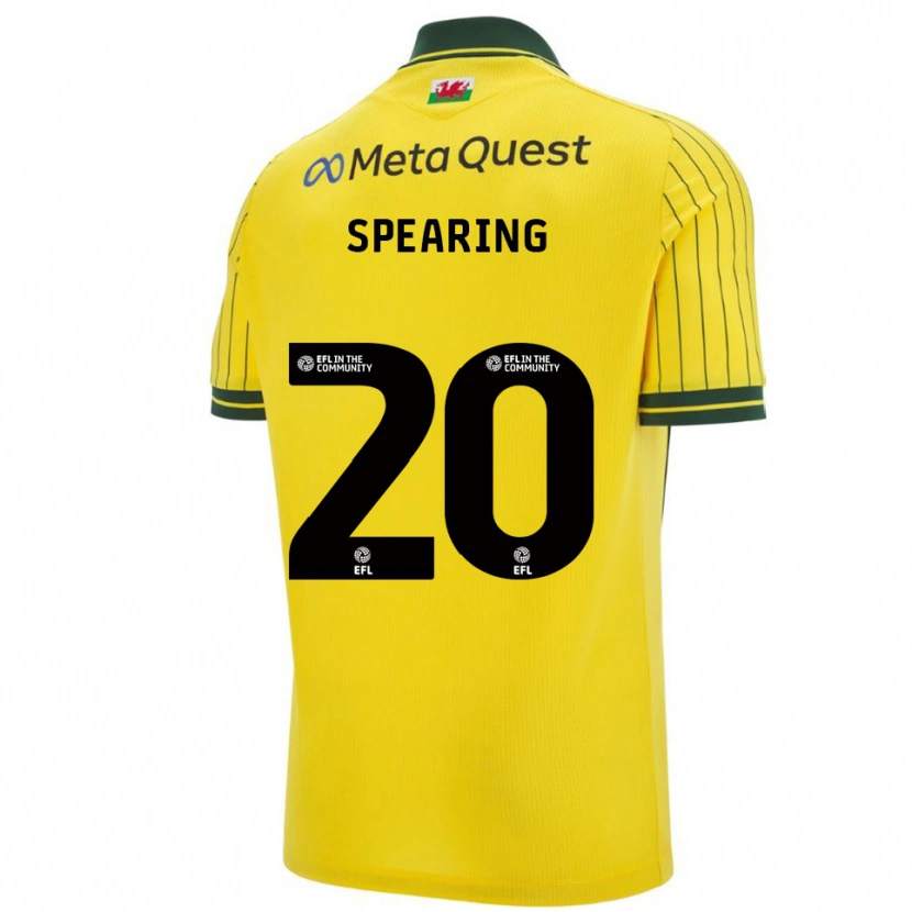 Danxen Herren Natasha Spearing #20 Gelb Grün Auswärtstrikot Trikot 2025/26 T-Shirt Schweiz