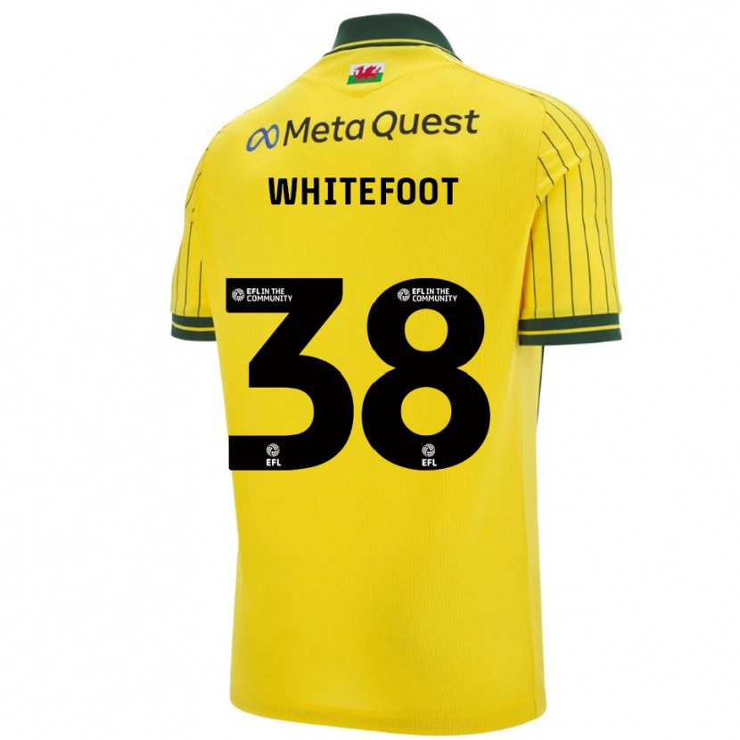Danxen Herren Lily Whitefoot #38 Gelb Grün Auswärtstrikot Trikot 2025/26 T-Shirt Schweiz