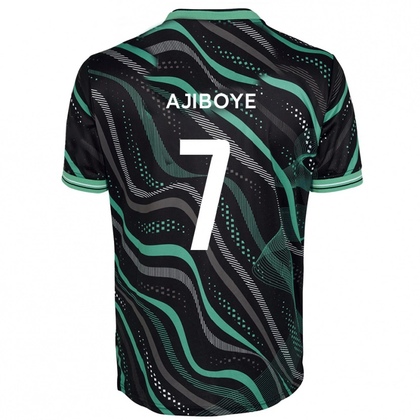 Danxen Herren David Ajiboye #7 Schwarz Grün Auswärtstrikot Trikot 2025/26 T-Shirt Schweiz