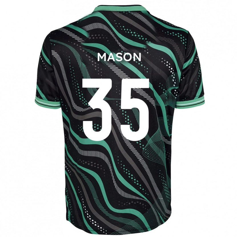 Danxen Herren Seb Mason #35 Schwarz Grün Auswärtstrikot Trikot 2025/26 T-Shirt Schweiz