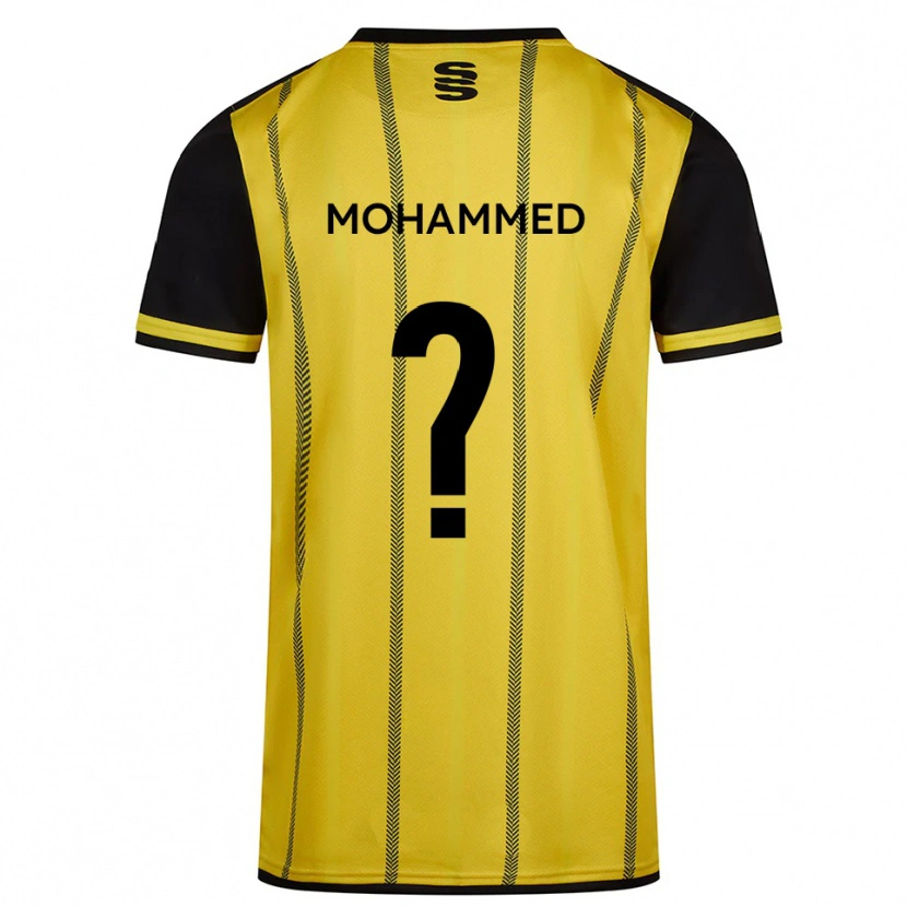 Danxen Herren Faris Mohammed #0 Gelb Schwarz Auswärtstrikot Trikot 2025/26 T-Shirt Schweiz