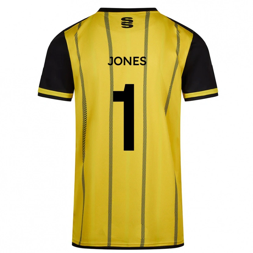 Danxen Herren Zac Jones #1 Gelb Schwarz Auswärtstrikot Trikot 2025/26 T-Shirt Schweiz