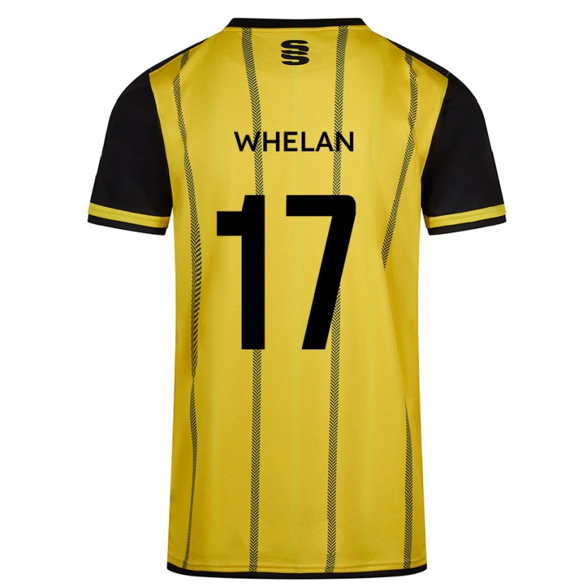 Danxen Herren Corey Whelan #17 Gelb Schwarz Auswärtstrikot Trikot 2025/26 T-Shirt Schweiz