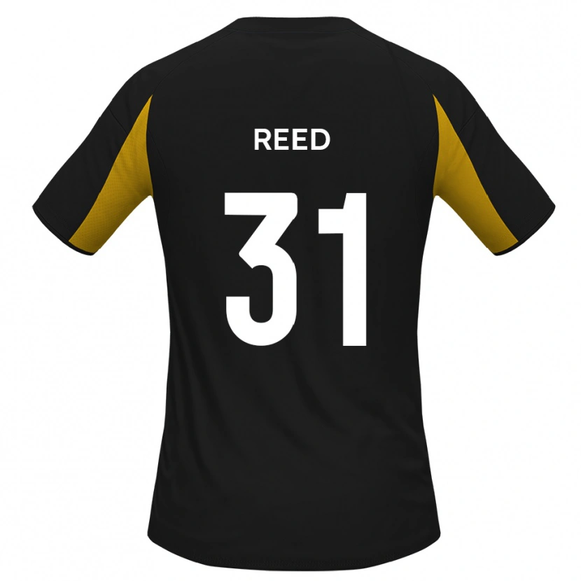 Danxen Herren Sam Reed #31 Schwarz Gelb Auswärtstrikot Trikot 2025/26 T-Shirt Schweiz