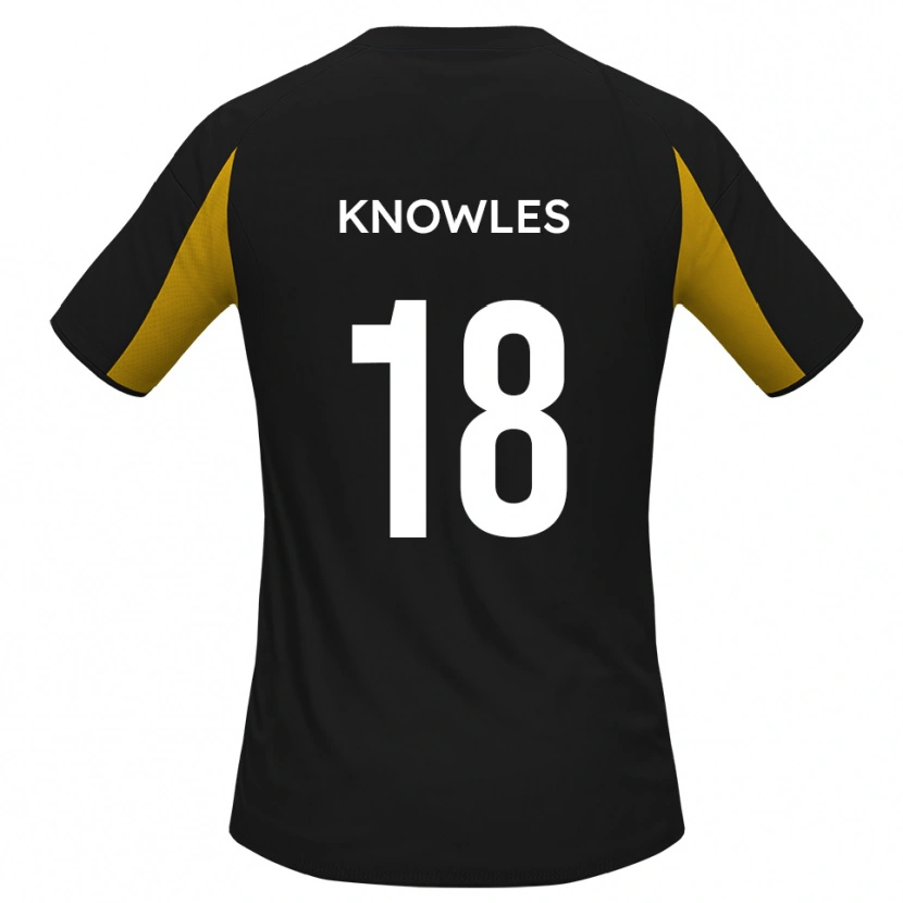 Danxen Herren Jimmy Knowles #18 Schwarz Gelb Auswärtstrikot Trikot 2025/26 T-Shirt Schweiz