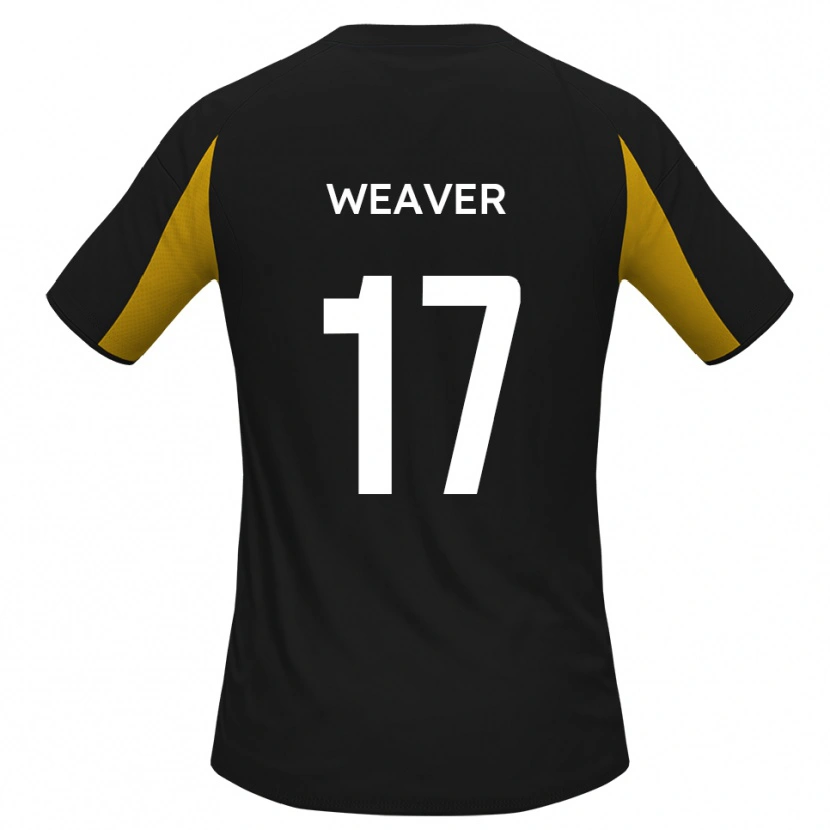 Danxen Herren Lucas Weaver #17 Schwarz Gelb Auswärtstrikot Trikot 2025/26 T-Shirt Schweiz
