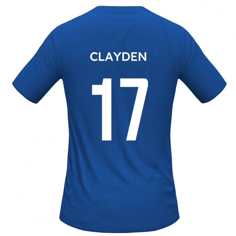 Danxen Herren Charles Clayden #17 Himmelblau Auswärtstrikot Trikot 2025/26 T-Shirt Schweiz