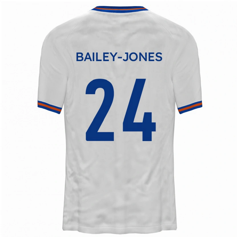 Danxen Herren William Bailey-Jones #24 Weiß Blau Auswärtstrikot Trikot 2025/26 T-Shirt Schweiz