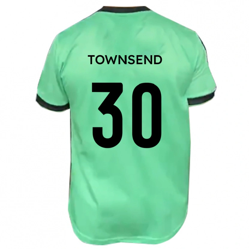 Danxen Herren Nick Townsend #30 Türkis Schwarz Auswärtstrikot Trikot 2025/26 T-Shirt Schweiz