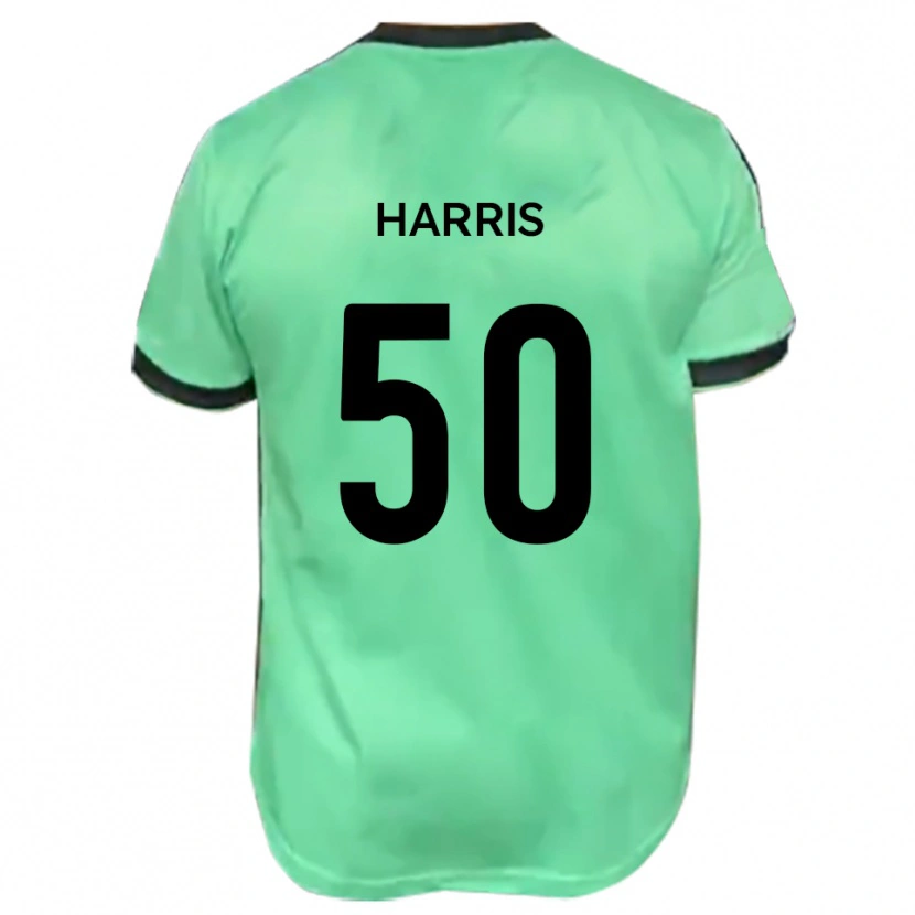 Danxen Herren Archie Harris #50 Türkis Schwarz Auswärtstrikot Trikot 2025/26 T-Shirt Schweiz
