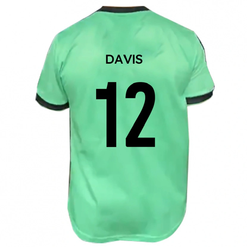 Danxen Herren Sonnie Davis #12 Türkis Schwarz Auswärtstrikot Trikot 2025/26 T-Shirt Schweiz