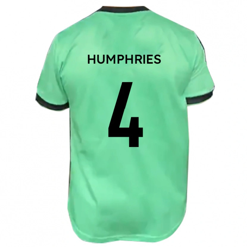 Danxen Herren Lloyd Humphries #4 Türkis Schwarz Auswärtstrikot Trikot 2025/26 T-Shirt Schweiz