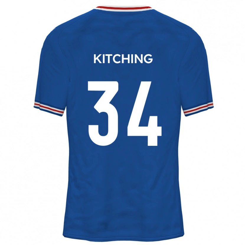 Danxen Herren Mark Kitching #34 Dodger Blau Auswärtstrikot Trikot 2025/26 T-Shirt Schweiz