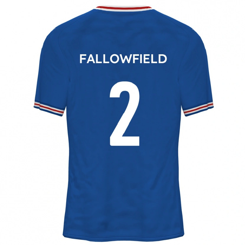 Danxen Herren Ryan Fallowfield #2 Dodger Blau Auswärtstrikot Trikot 2025/26 T-Shirt Schweiz