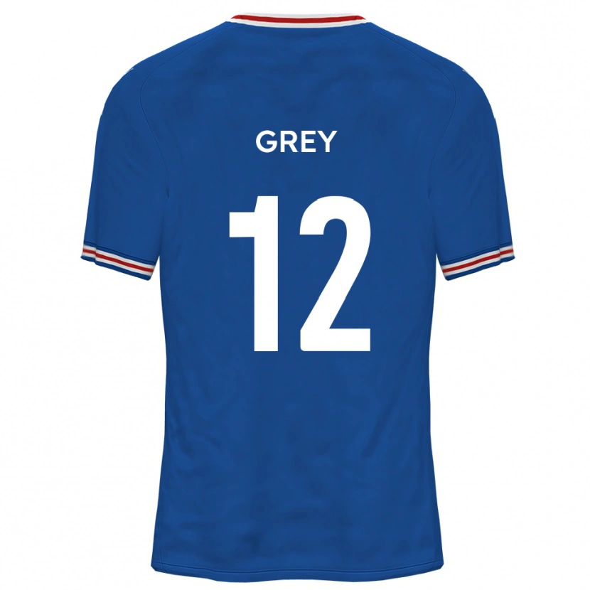 Danxen Herren Joe Grey #12 Dodger Blau Auswärtstrikot Trikot 2025/26 T-Shirt Schweiz