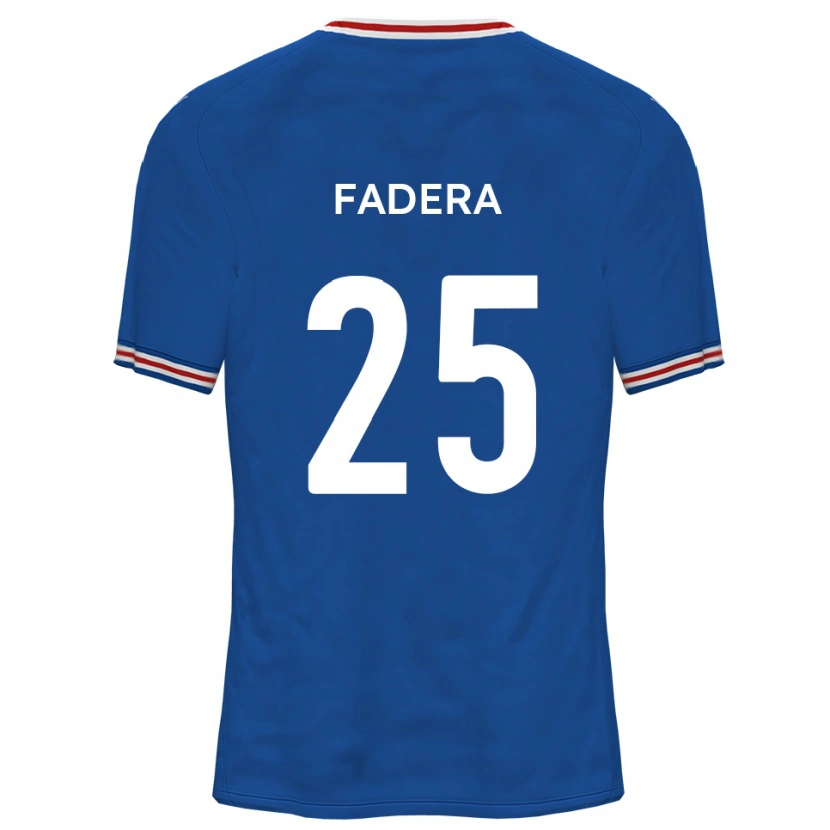 Danxen Herren Mo Fadera #25 Dodger Blau Auswärtstrikot Trikot 2025/26 T-Shirt Schweiz