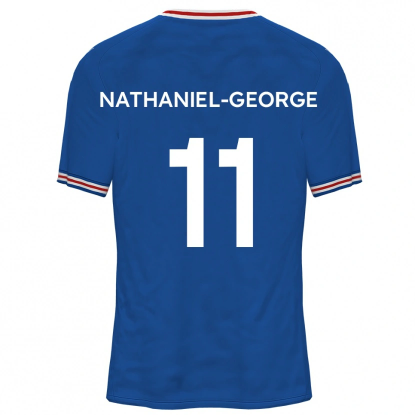 Danxen Herren Ashley Nathaniel-George #11 Dodger Blau Auswärtstrikot Trikot 2025/26 T-Shirt Schweiz