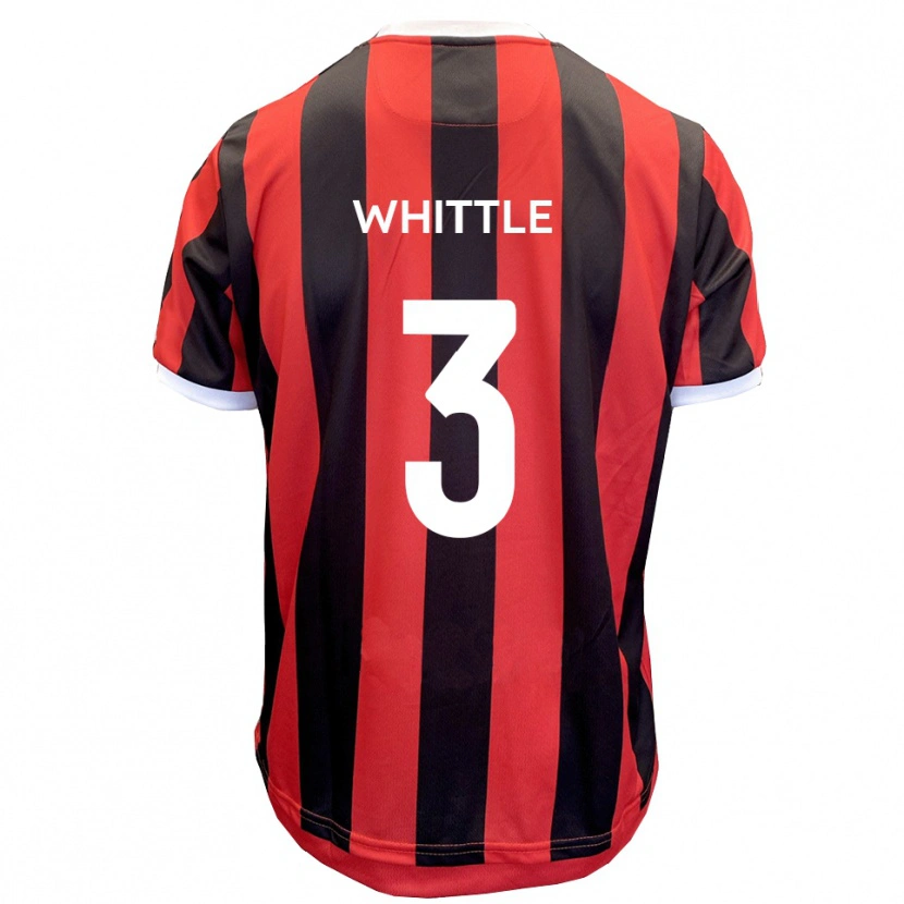 Danxen Herren Alex Whittle #3 Rot Schwarz Auswärtstrikot Trikot 2025/26 T-Shirt Schweiz