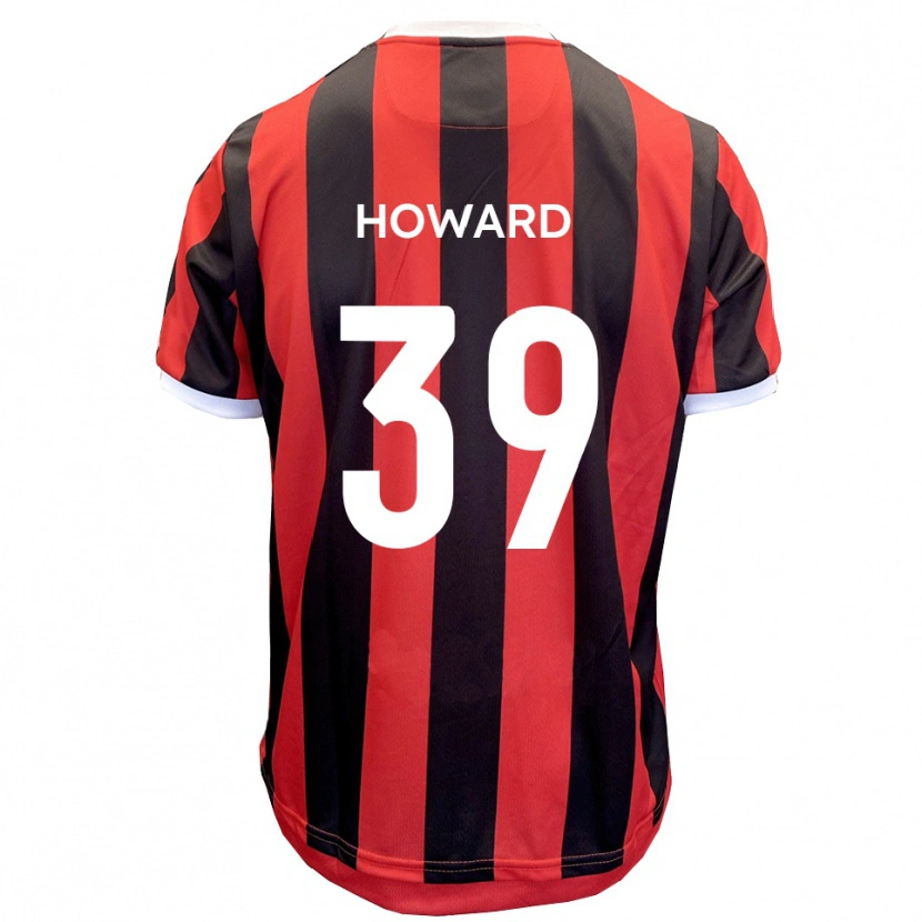 Danxen Herren Will Howard #39 Rot Schwarz Auswärtstrikot Trikot 2025/26 T-Shirt Schweiz