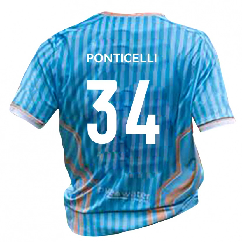 Danxen Herren Jordan Ponticelli #34 Schwarz Gold Auswärtstrikot Trikot 2025/26 T-Shirt Schweiz