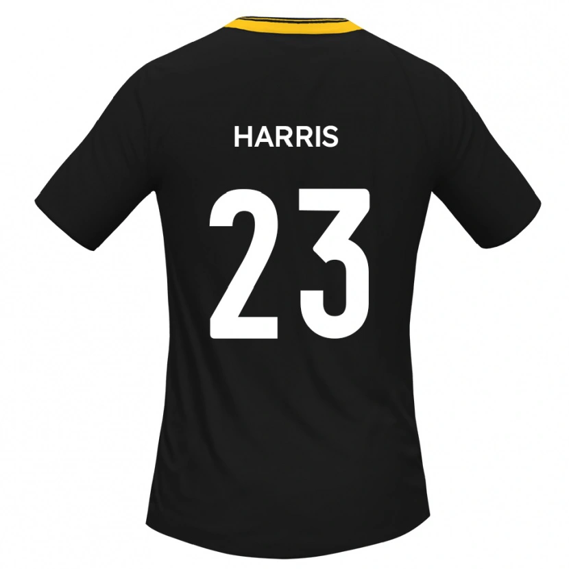Danxen Herren Jayden Harris #23 Schwarz Gelb Auswärtstrikot Trikot 2025/26 T-Shirt Schweiz