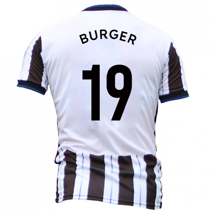 Danxen Herren Jake Burger #19 Weiß Schwarz Auswärtstrikot Trikot 2025/26 T-Shirt Schweiz
