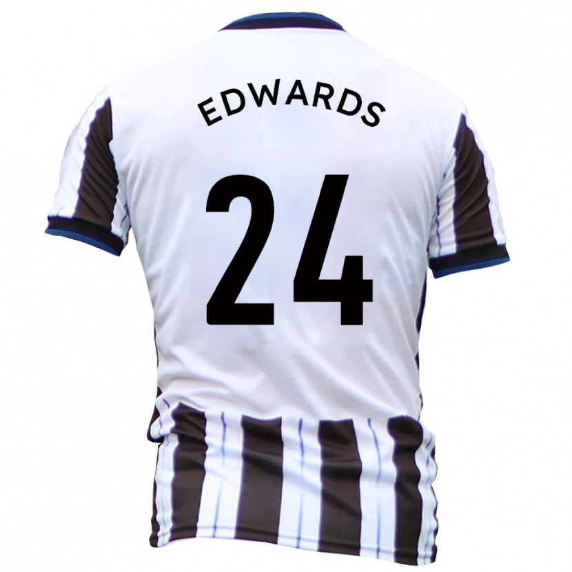 Danxen Herren Corey Edwards #24 Weiß Schwarz Auswärtstrikot Trikot 2025/26 T-Shirt Schweiz