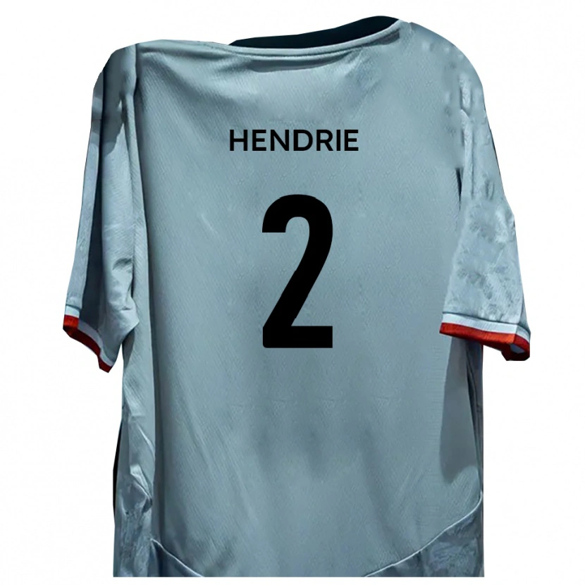 Danxen Herren Luke Hendrie #2 Weiß Schwarz Auswärtstrikot Trikot 2025/26 T-Shirt Schweiz