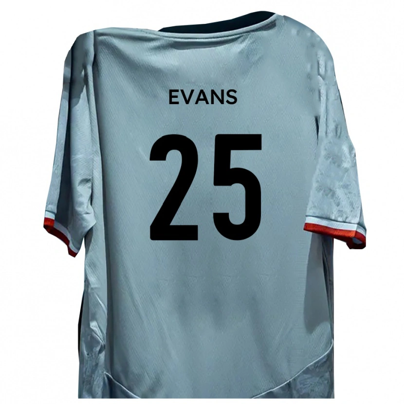 Danxen Herren Andy Evans #25 Weiß Schwarz Auswärtstrikot Trikot 2025/26 T-Shirt Schweiz