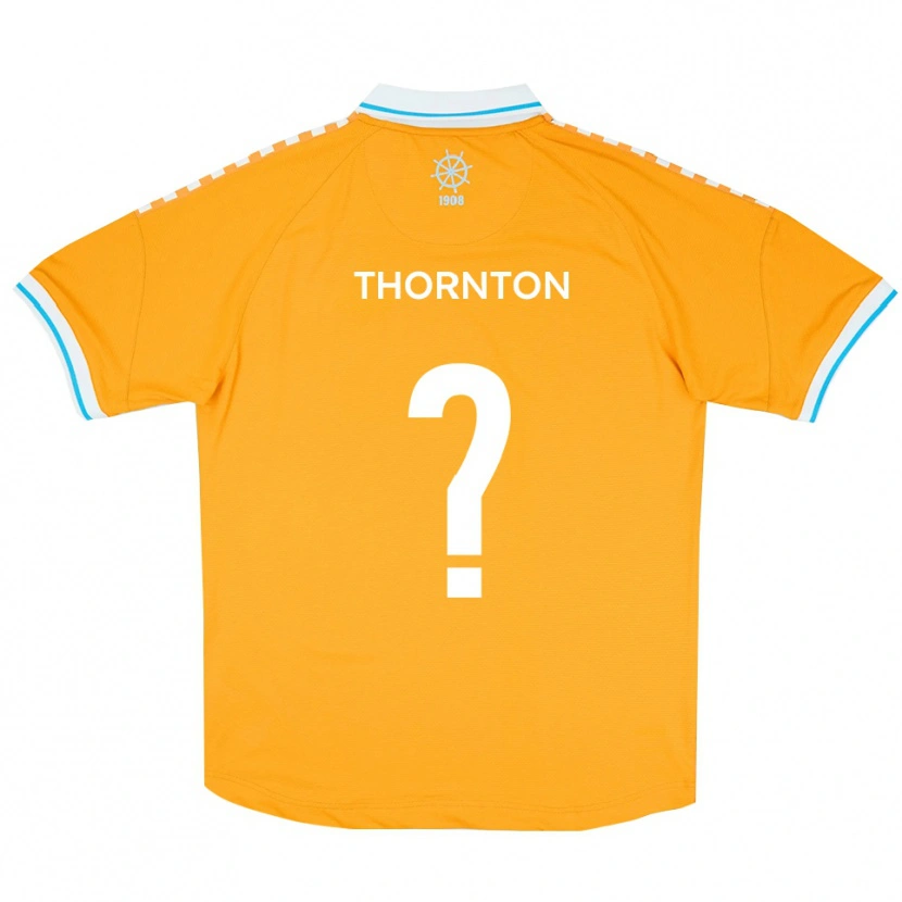 Danxen Herren Macy Thornton #0 Gelb Blau Auswärtstrikot Trikot 2025/26 T-Shirt Schweiz