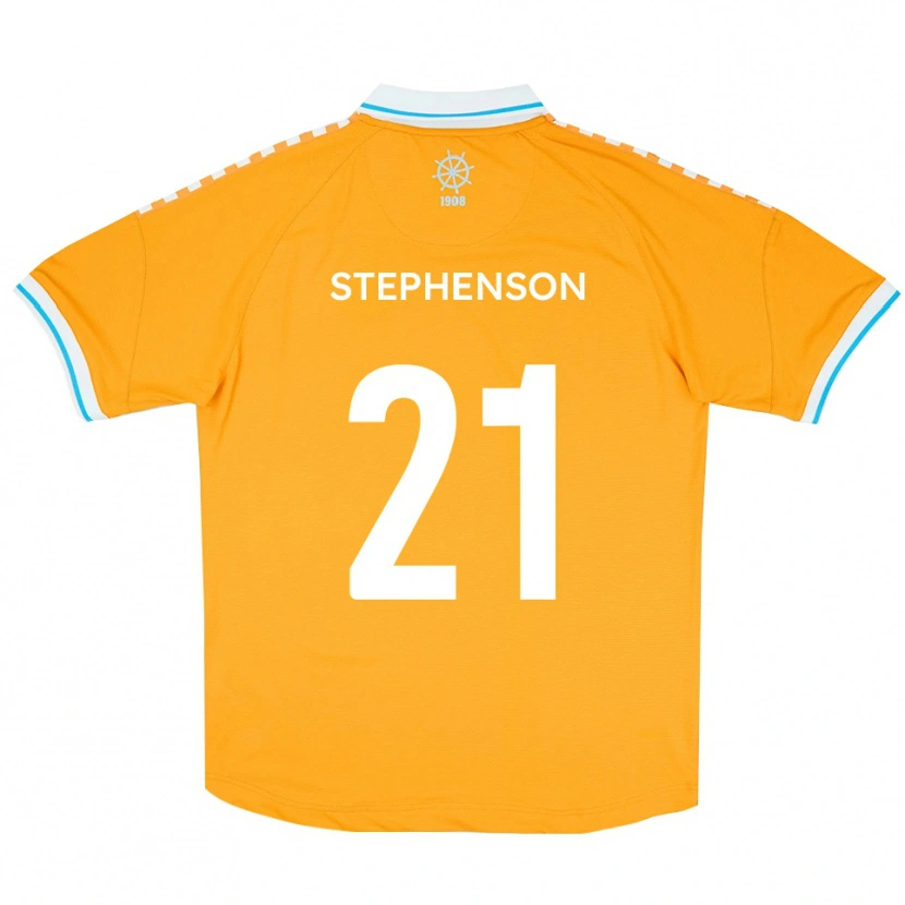 Danxen Herren Louis Stephenson #21 Gelb Blau Auswärtstrikot Trikot 2025/26 T-Shirt Schweiz