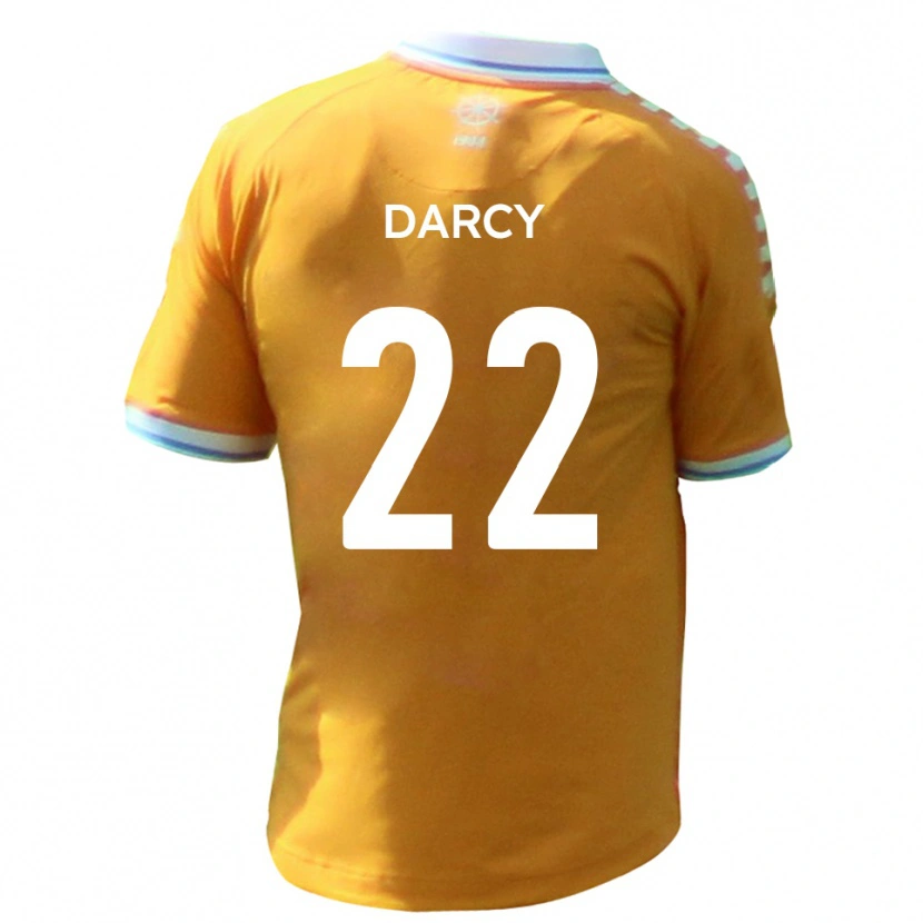 Danxen Herren Campbell Darcy #22 Gelb Blau Auswärtstrikot Trikot 2025/26 T-Shirt Schweiz