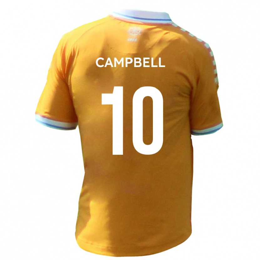 Danxen Herren Adam Campbell #10 Gelb Blau Auswärtstrikot Trikot 2025/26 T-Shirt Schweiz