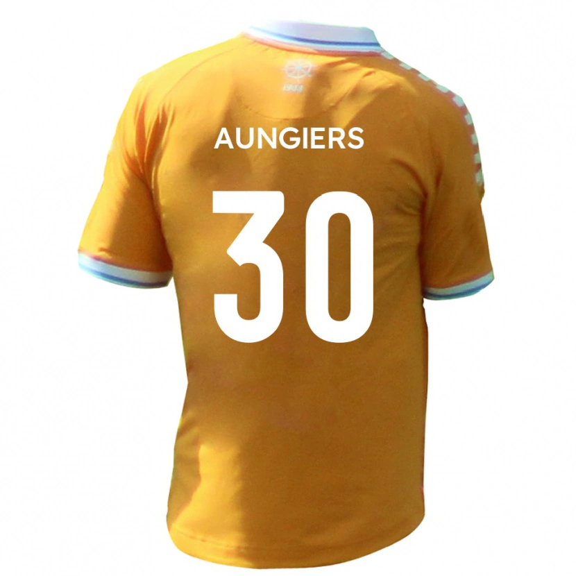 Danxen Herren Joe Aungiers #30 Gelb Blau Auswärtstrikot Trikot 2025/26 T-Shirt Schweiz