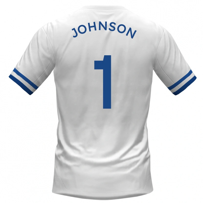 Danxen Herren Sam Johnson #1 Weiß Blau Auswärtstrikot Trikot 2025/26 T-Shirt Schweiz