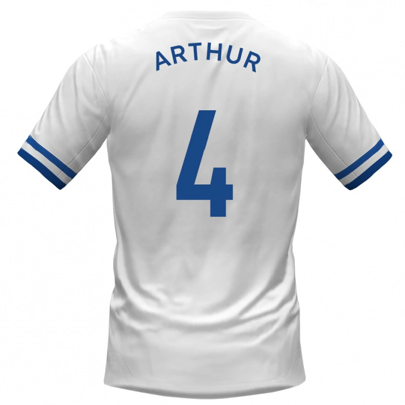 Danxen Herren Festus Arthur #4 Weiß Blau Auswärtstrikot Trikot 2025/26 T-Shirt Schweiz