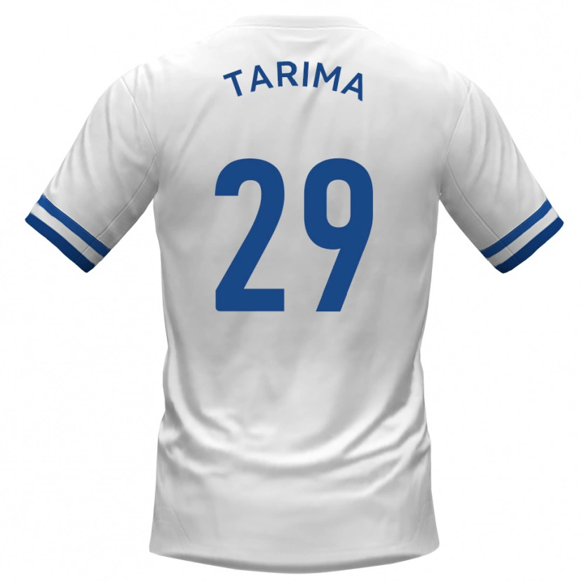 Danxen Herren Sean Tarima #29 Weiß Blau Auswärtstrikot Trikot 2025/26 T-Shirt Schweiz