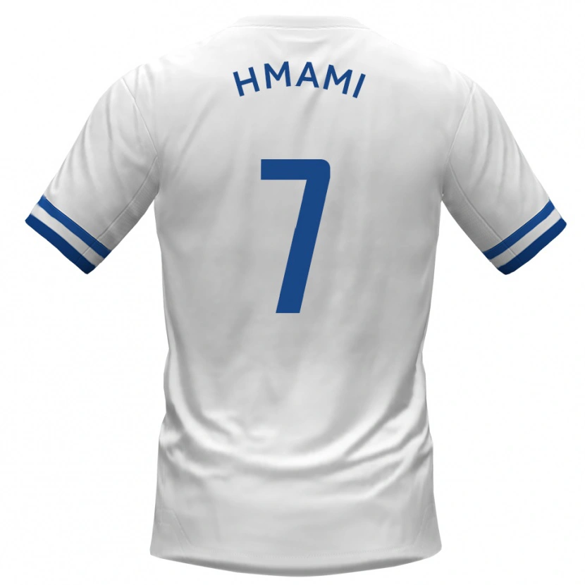 Danxen Herren Josh Hmami #7 Weiß Blau Auswärtstrikot Trikot 2025/26 T-Shirt Schweiz