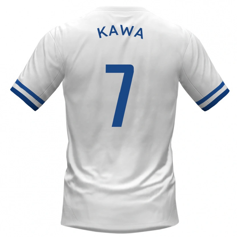 Danxen Herren David Kawa #7 Weiß Blau Auswärtstrikot Trikot 2025/26 T-Shirt Schweiz