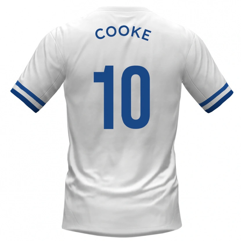 Danxen Herren Jamie Cooke #10 Weiß Blau Auswärtstrikot Trikot 2025/26 T-Shirt Schweiz
