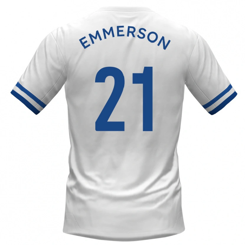 Danxen Herren Zak Emmerson #21 Weiß Blau Auswärtstrikot Trikot 2025/26 T-Shirt Schweiz