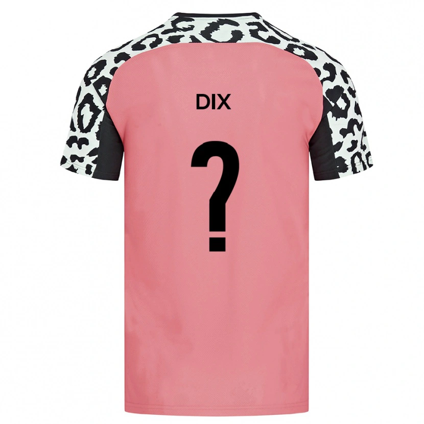 Danxen Herren Hannah Dix #0 Pink Schwarz Auswärtstrikot Trikot 2025/26 T-Shirt Schweiz
